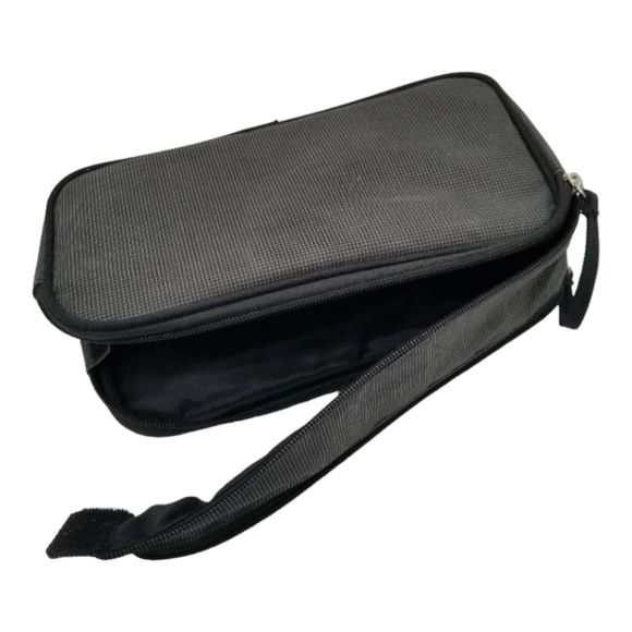 Travel Bag Double Zip Organizer Contents Allegro Mens Velcro Strip Enclosure - Picture 2 of 9